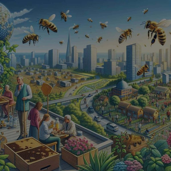 Can the Practice of Urban Beekeeping Improve Environmental Awareness and Community Health?